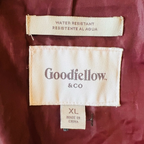 Goodfellow & Co. Light Weight Maroon Puffer Jacket - Men’s XL - Picture 2 of 2